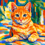 Les couleurs vibrantes et les formes dynamiques de Charles Lapicque pour vos créations IA