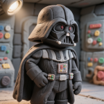 Darth Vader en pâte à modeler style Nick Park