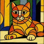 Les formes mécaniques et colorées de Fernand Léger pour vos créations IA